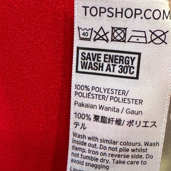 Topshop | Retro Mod Design Ruffle Details V-Neck Holiday Mini Blazer Dress - Picture 13 of 15